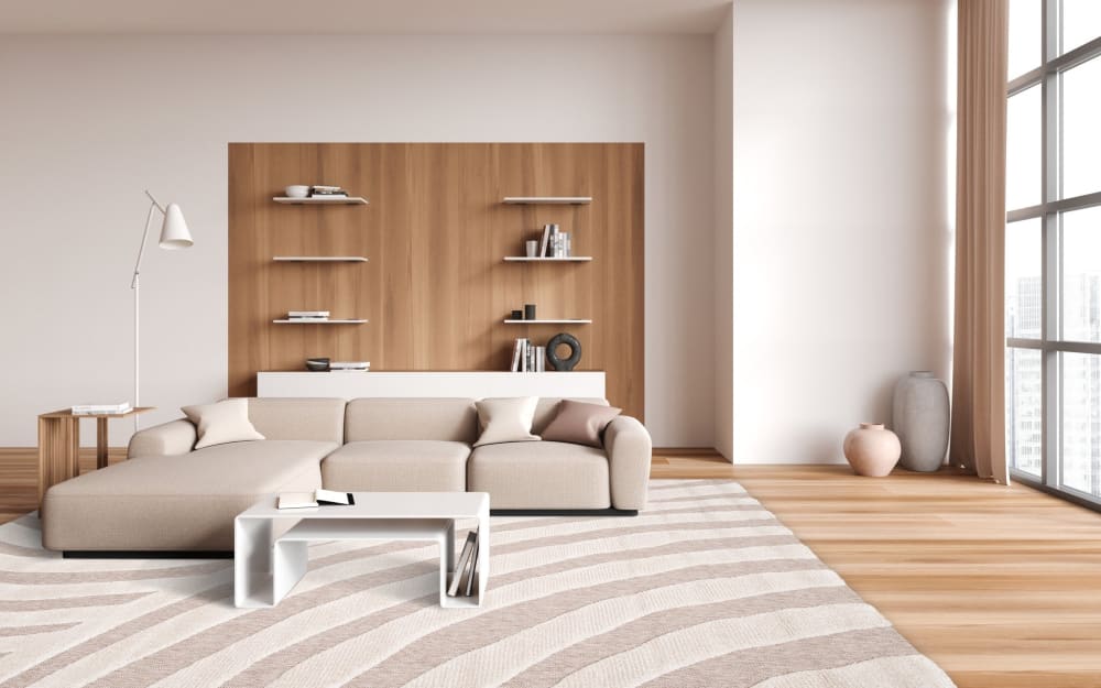 Tapis en relief style japandi 120 x 170 cm — vue 3