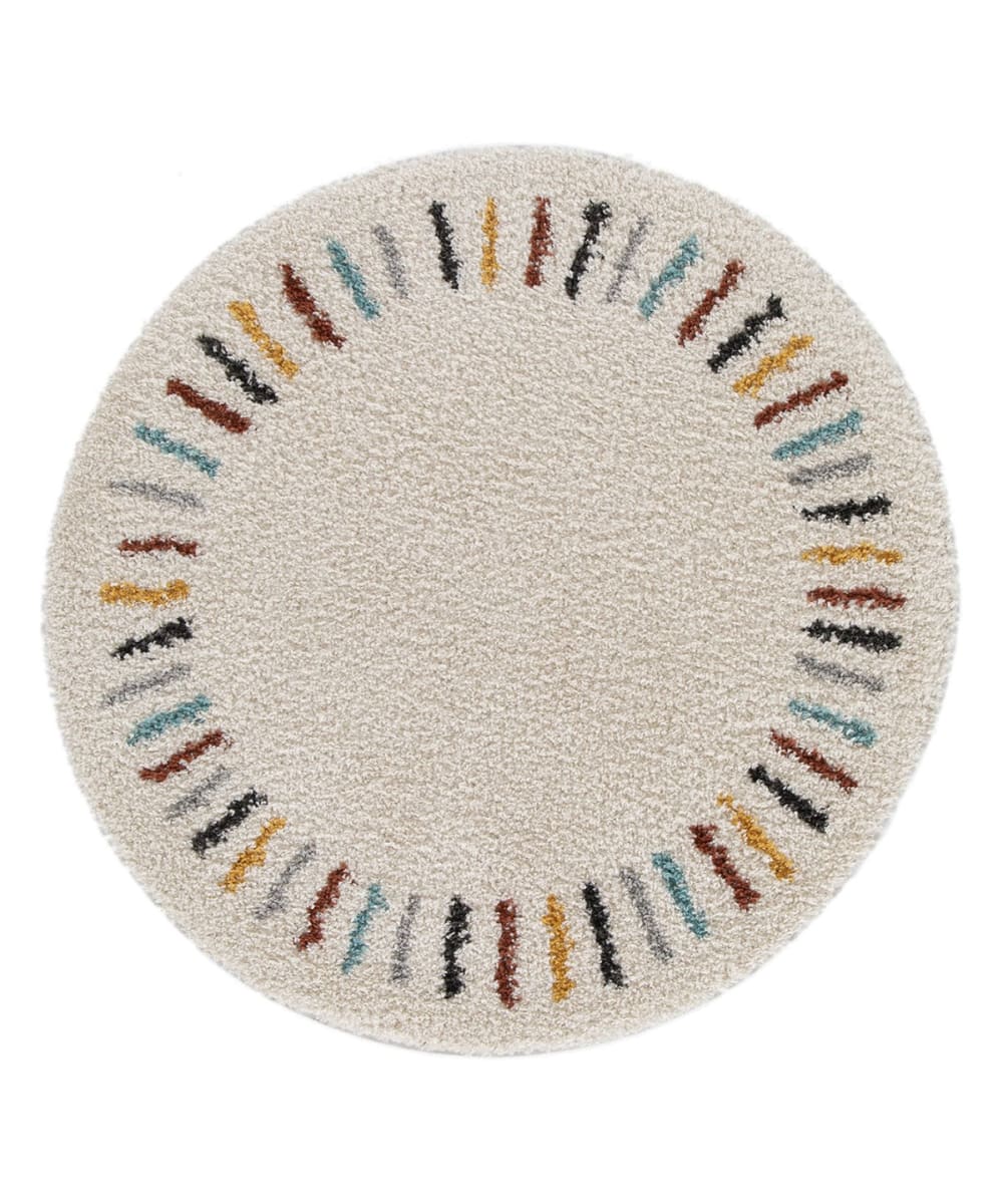 Tapis rond tout doux enfant 120 x 120 cm