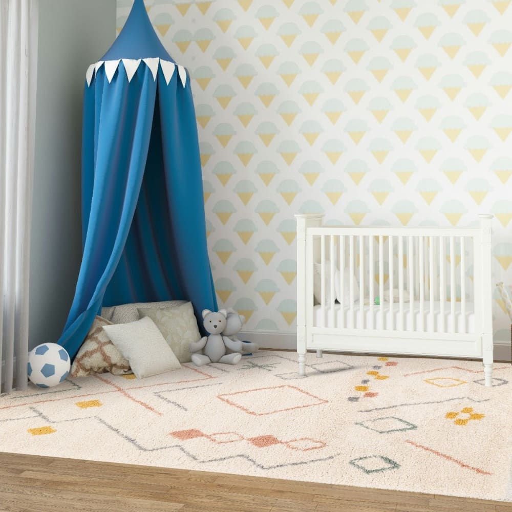 Tapis shaggy épais et confortable 120 x 170 cm - Maisons du Monde