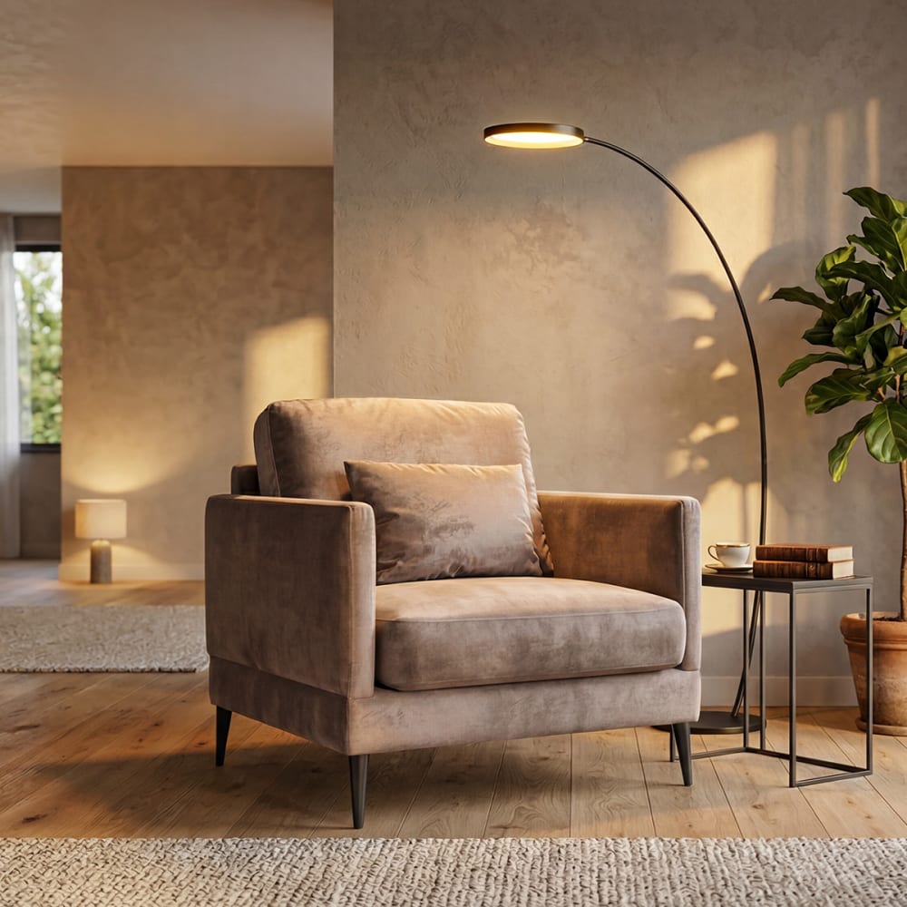 Fauteuil 1 place velours