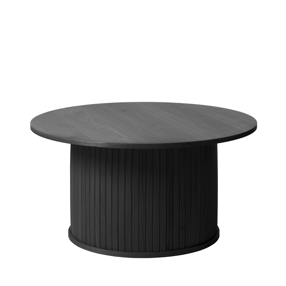 Maison Aubertin Table basse bois noir Marron Bois - 90x45x90cm