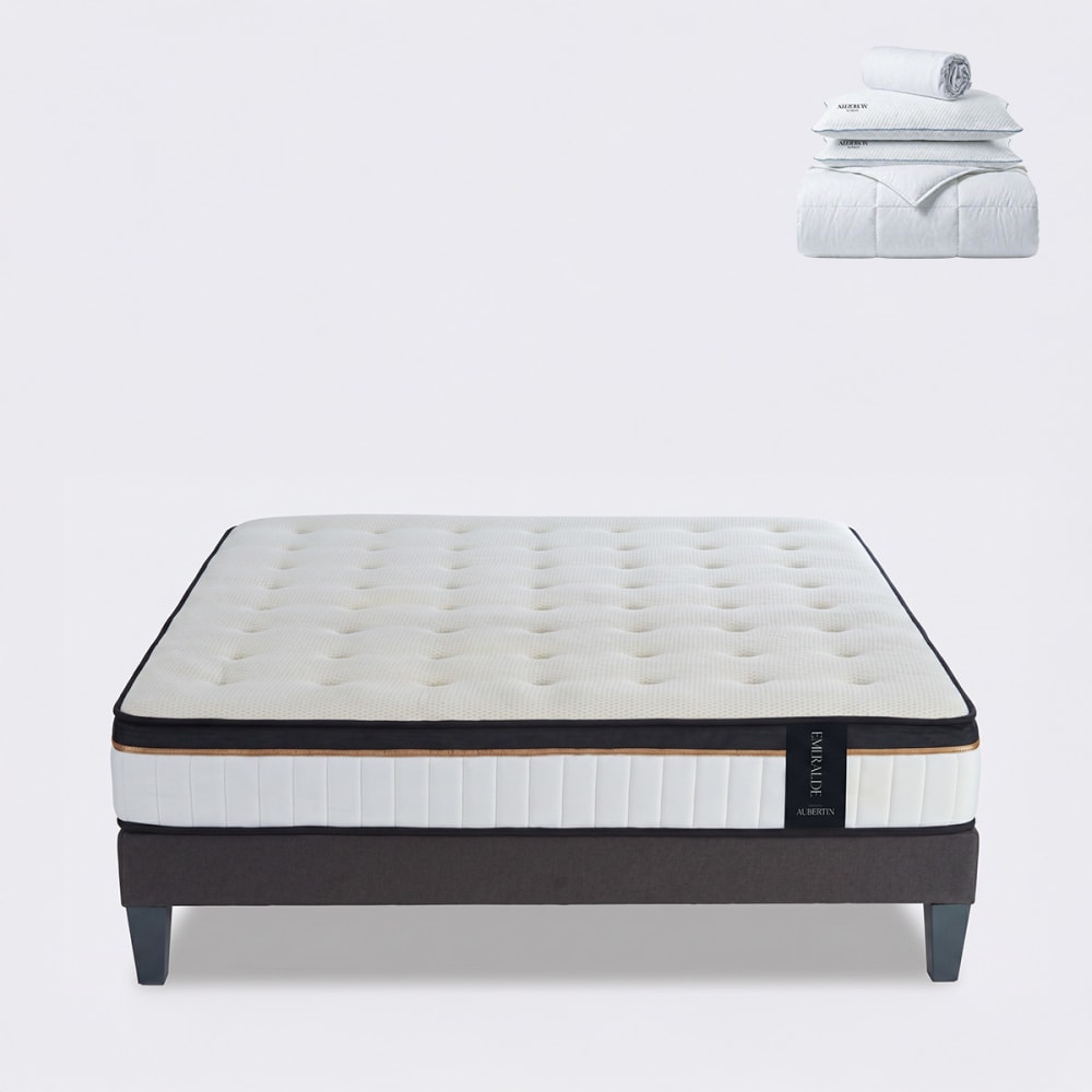 Prêt à dormir matelas mémoire h24 sommier 160x200 Prêt à dormir matelas mémoire h24 sommier 160x200