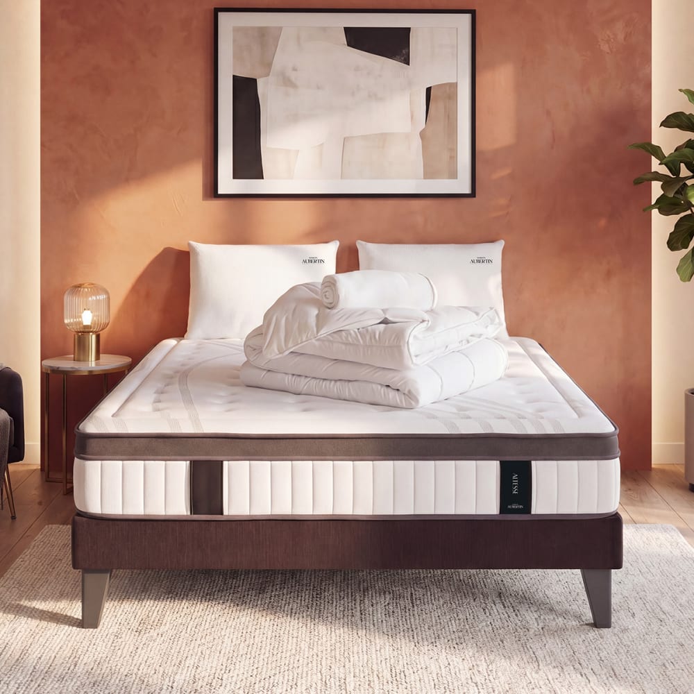 Prêt à dormir matelas mémoire h26 sommier 90x200 - Maisons du Monde