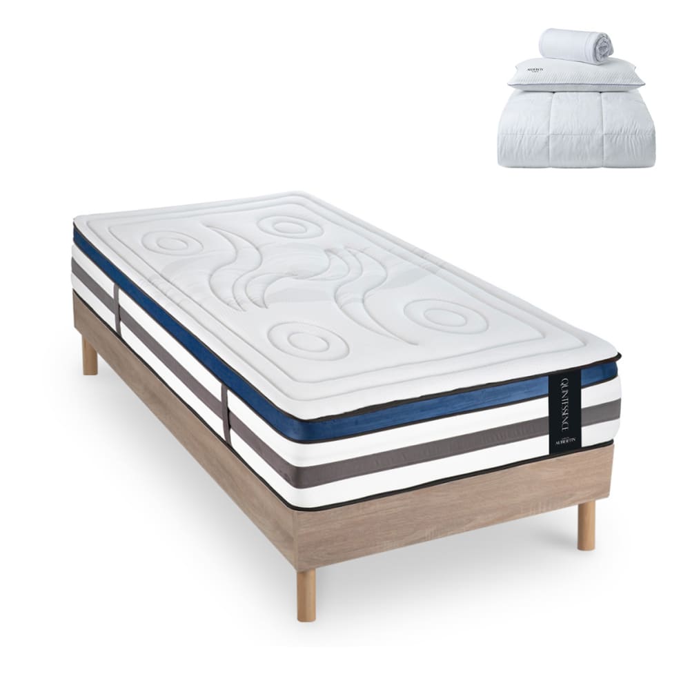 Ensemble literie quintessence + accessoires - 30 cm d'épaisseur - accu