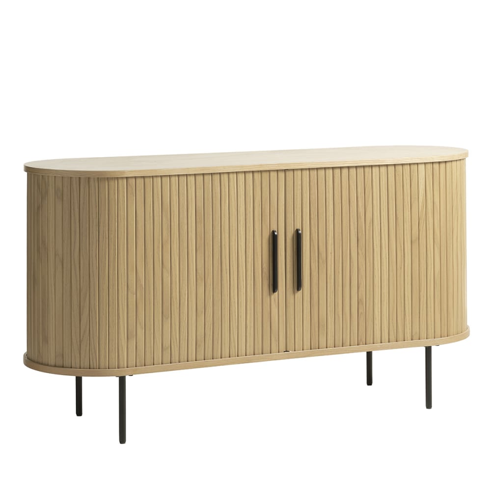 Maison Aubertin Buffet bois naturel bois 140x45 Marron Bois - 140x76x140cm