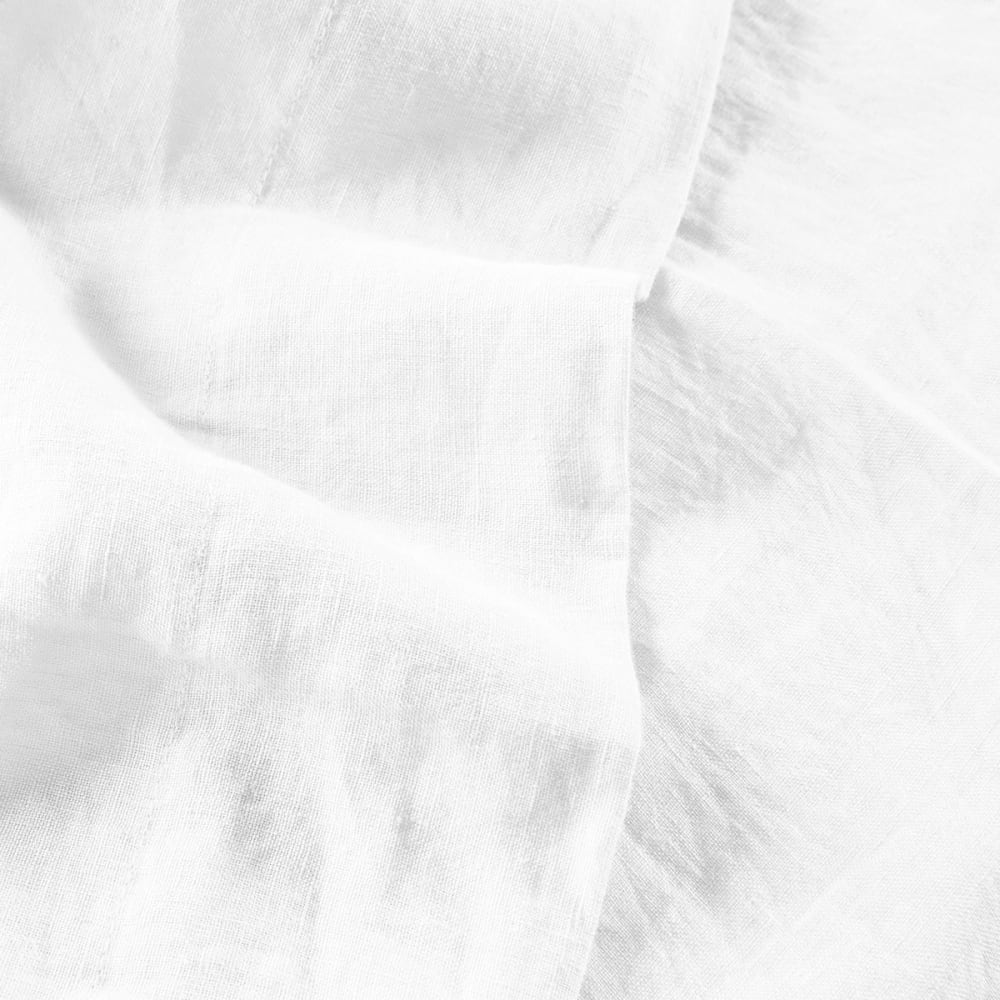 Drap plat lin blanc 270x310 cm - Maisons du Monde
