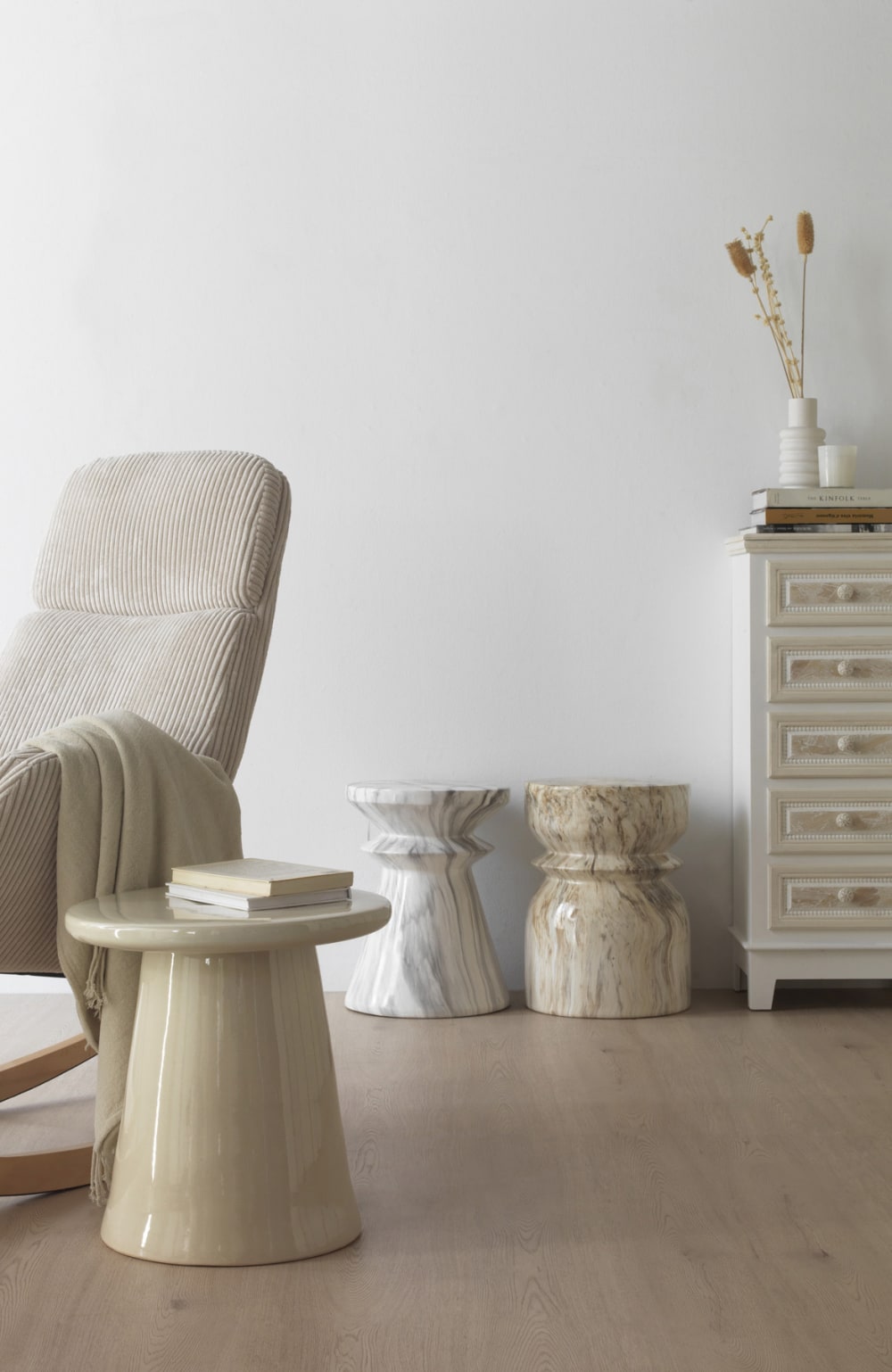 Tabouret en céramique marron - Maisons du Monde