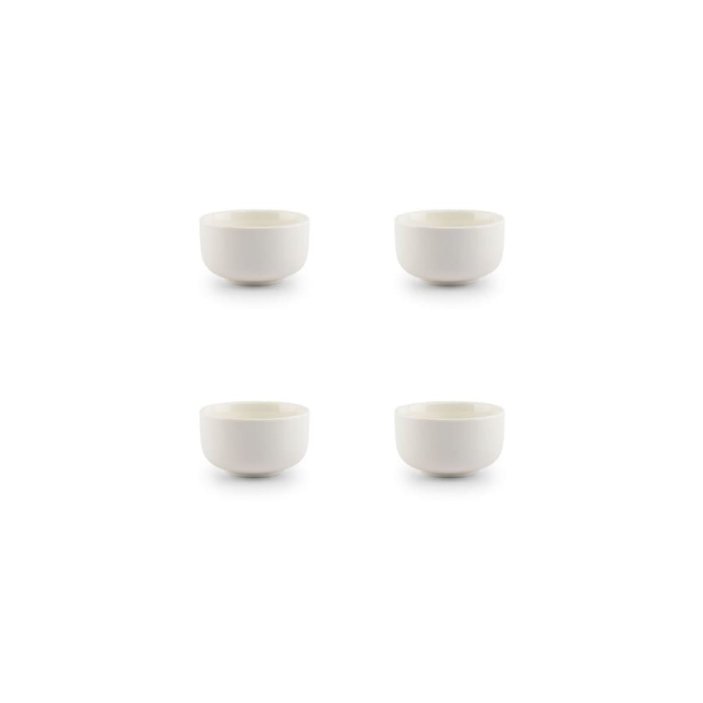 Lot de 4 bols blanc en porcelaine 9xh5cm Lot de 4 bols blanc en porcelaine 9xh5cm
