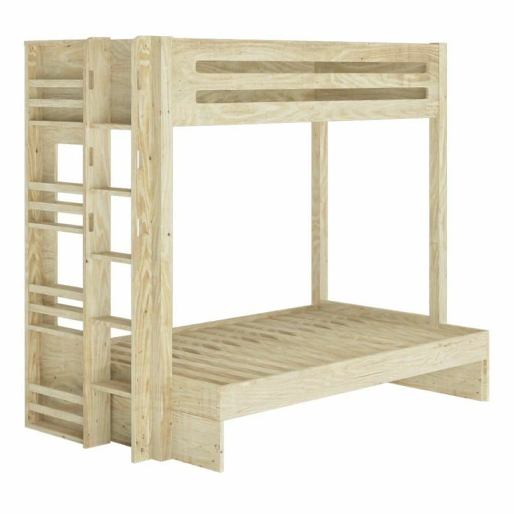 Lit superposé 3 places bois massif 120x190 cm - Maisons du Monde