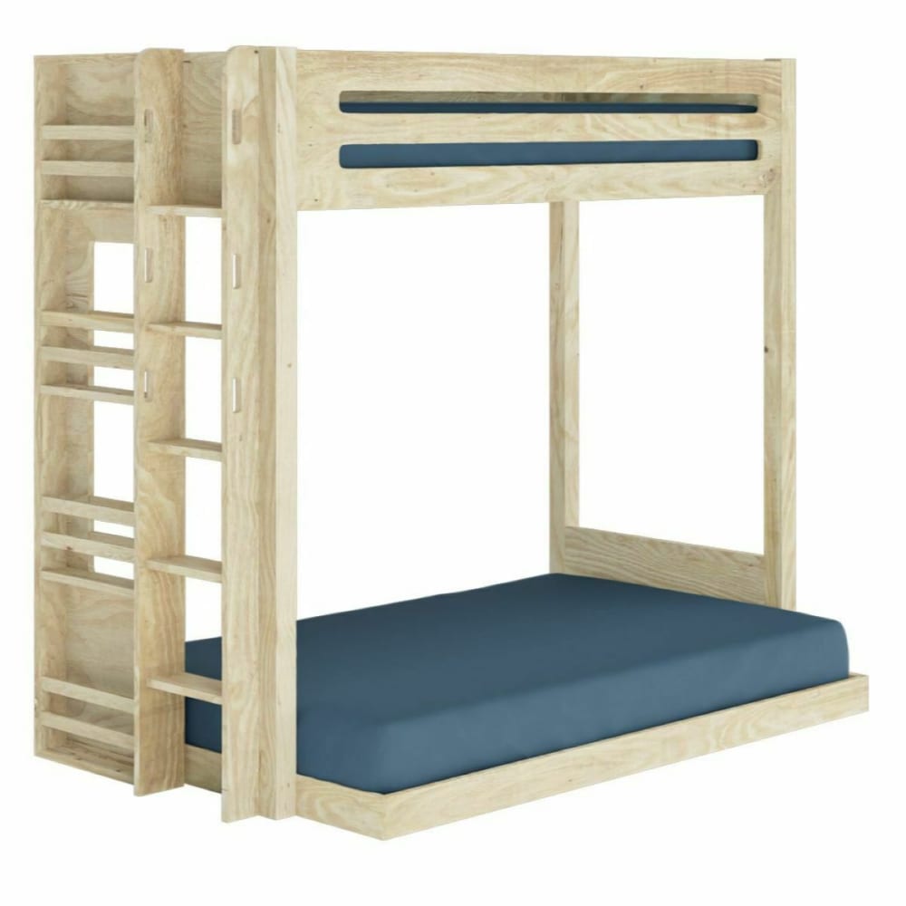 Lit superposé 3 places montessori bois massif 120x190 cm Lit superposé 3 places montessori bois massif 120x190 cm
