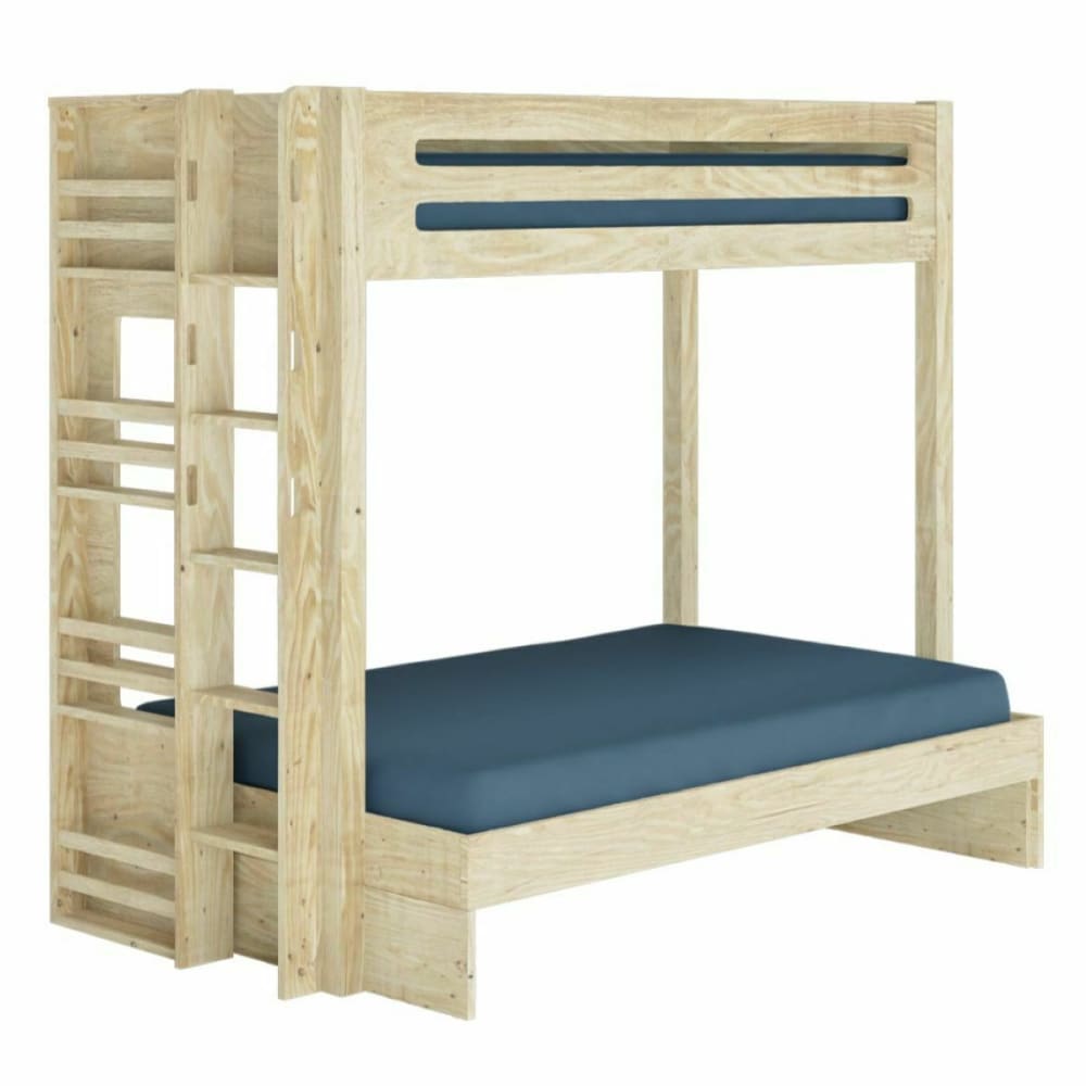 Lit superposé 3 places bois massif 120x190 cm Lit superposé 3 places bois massif 120x190 cm