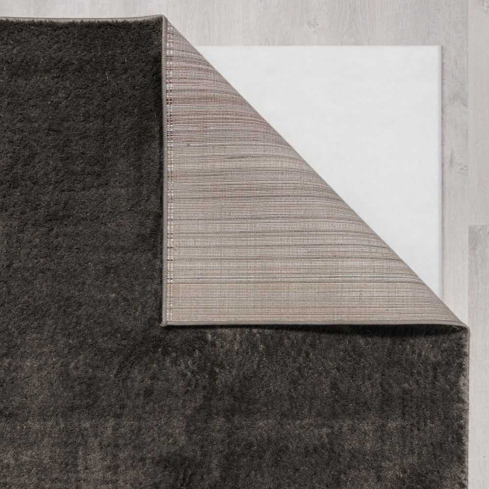 Tapis de salon moderne épais gris 120x170 cm — vue 4