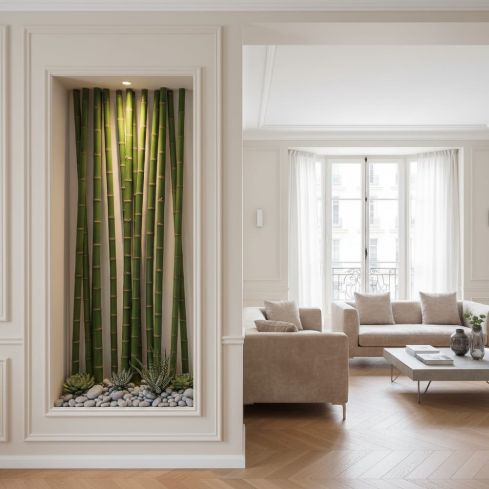 Branche de bambou artificielle verte H140 - Maisons du Monde