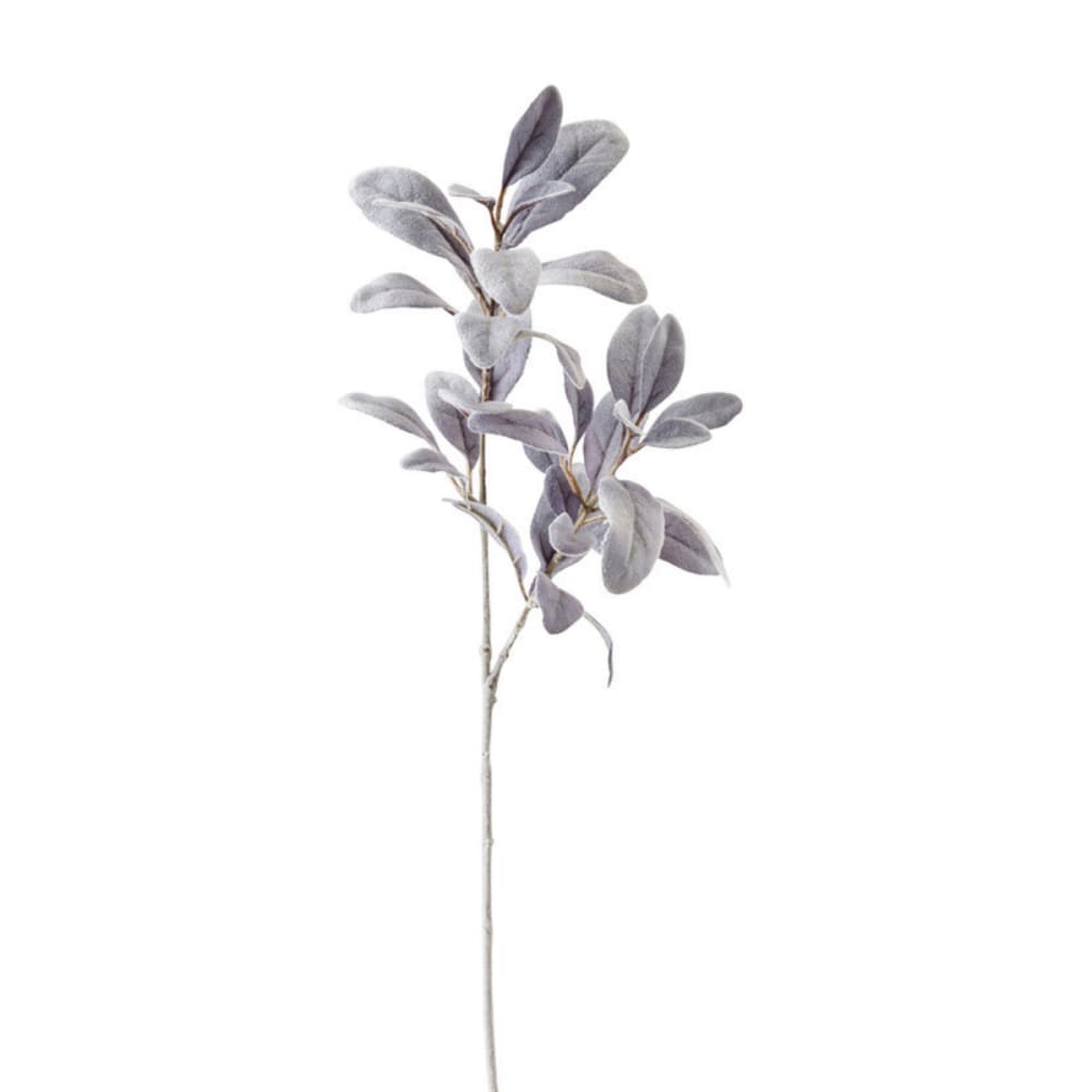 Sia Deco Feuillage artificiel oreille d'agneau bleu h73 style contemporain - Pes - Polyester