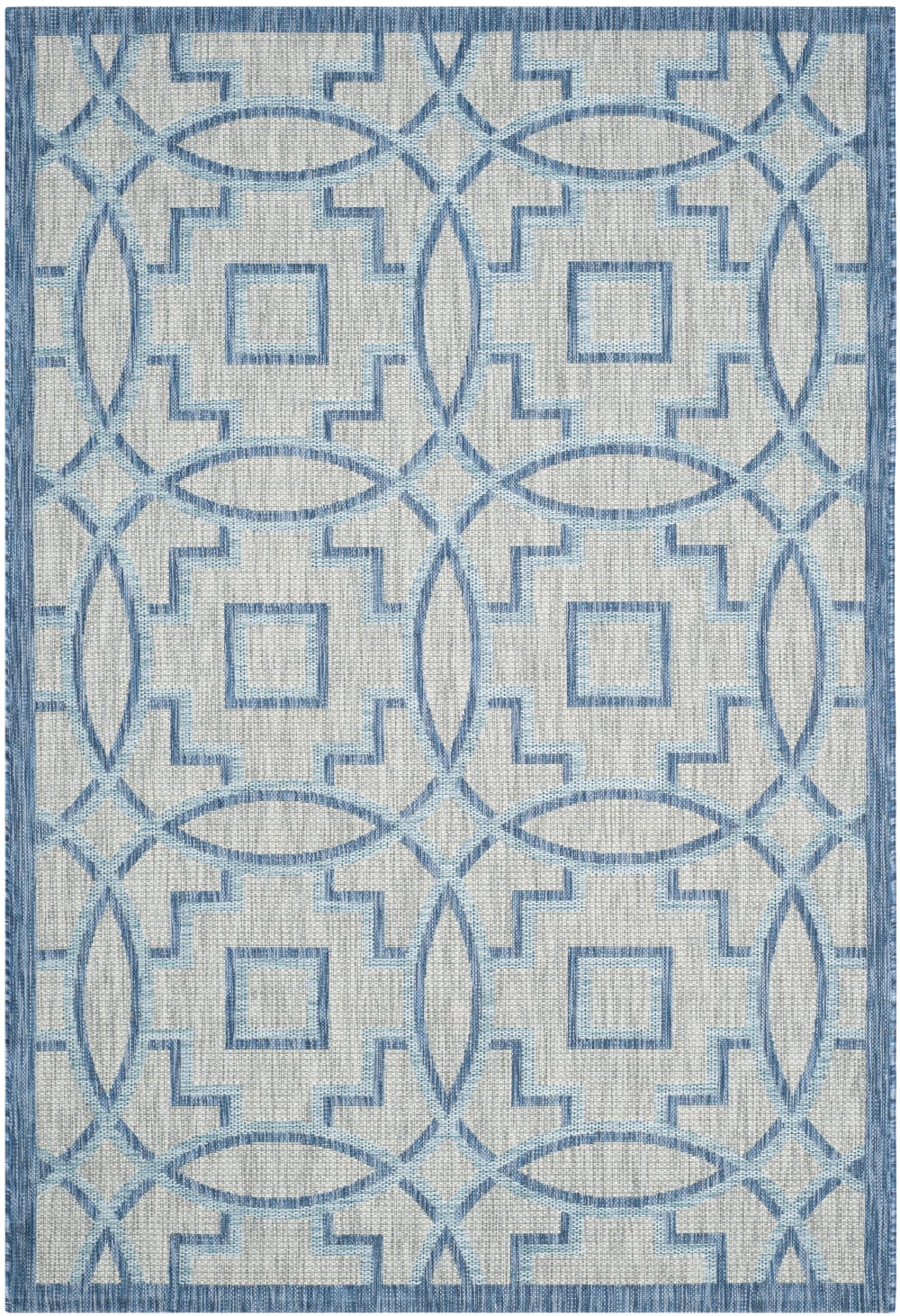 Tapis Gris/Bleu Marine 160 X 231 cm