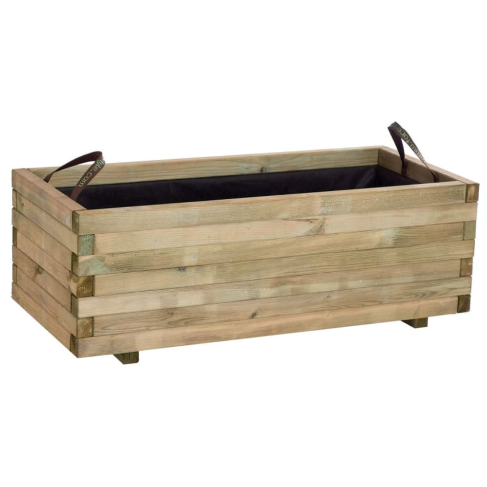 Bac à fleurs en bois