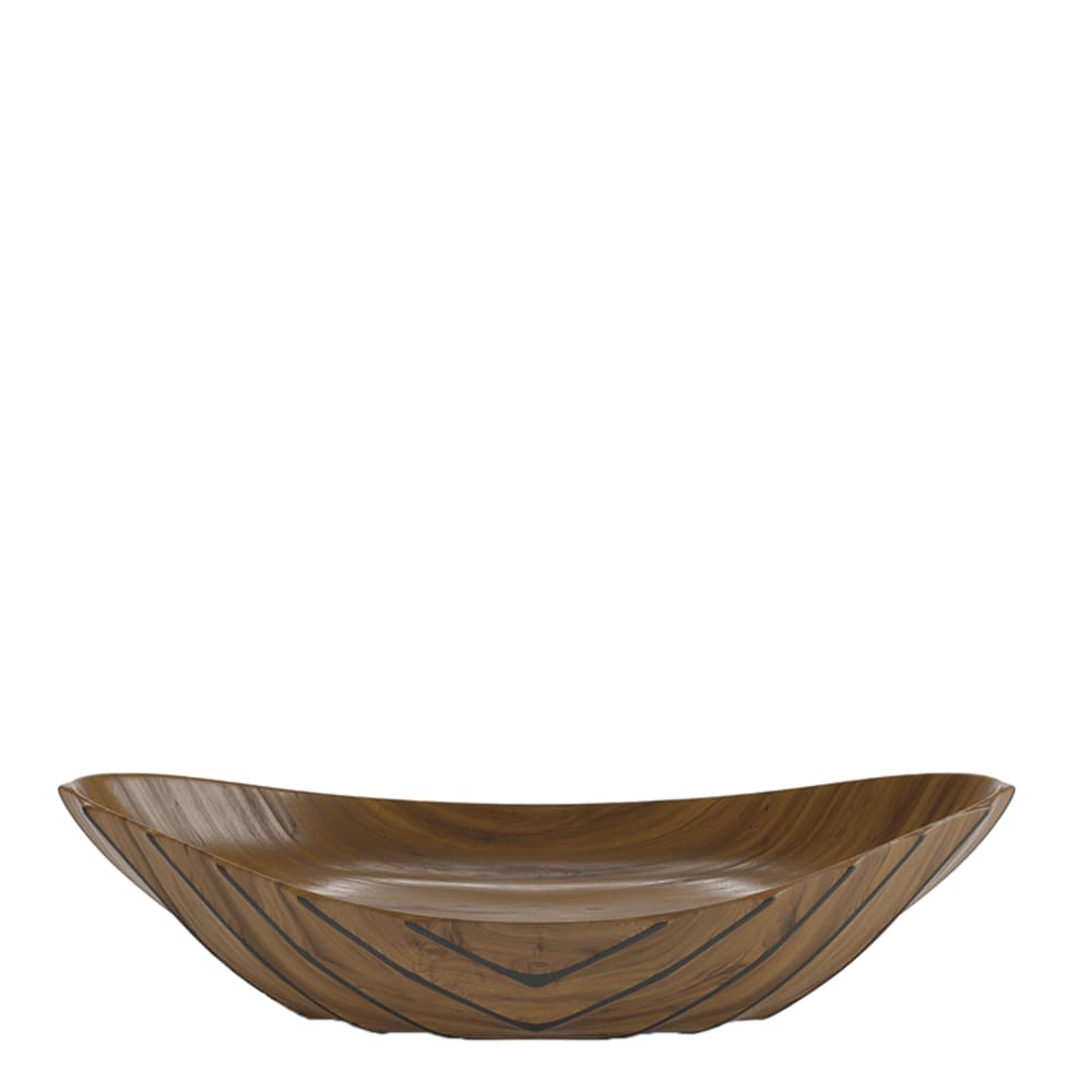 Grande coupe décorative design effet bois