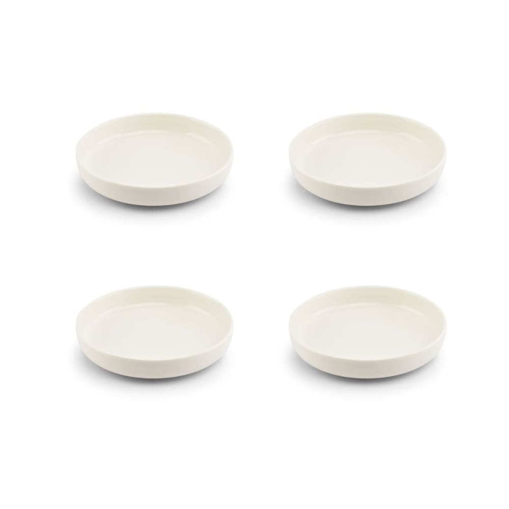 Lot de 4 assiettes creuse blanc en porcelaine 20xh4cm Lot de 4 assiettes creuse blanc en porcelaine 20xh4cm