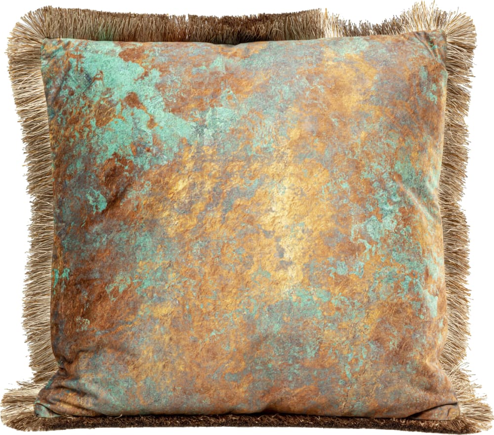 Coussin à franges imprimé antique 45x45 Coussin à franges imprimé antique 45x45