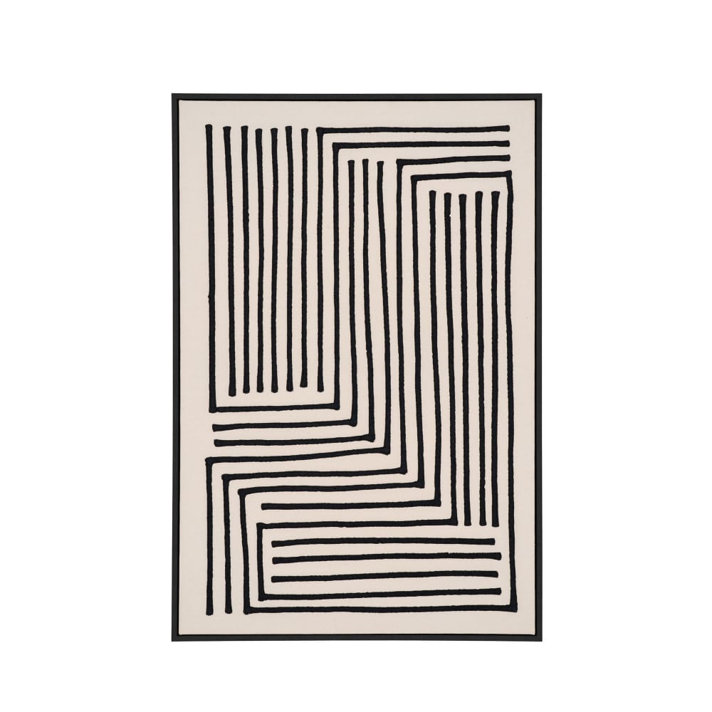 Tableau contemporain - Noir et blanc