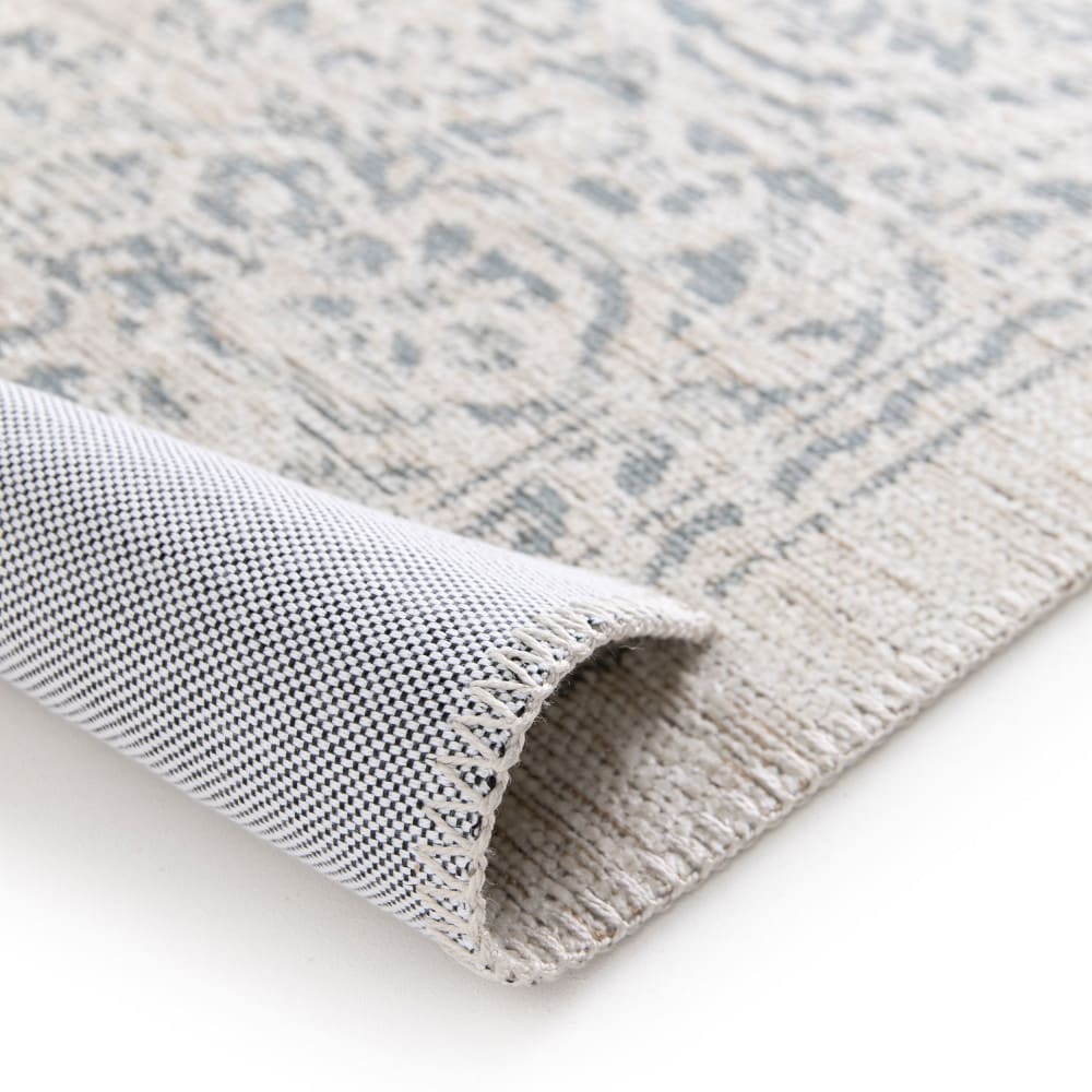 Tapis classique - 200x290cm bleu et beige polyester — vue 3