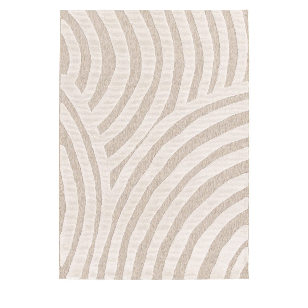 Tapis ethnique - 120x170cm beige polypropylène — vue 4
