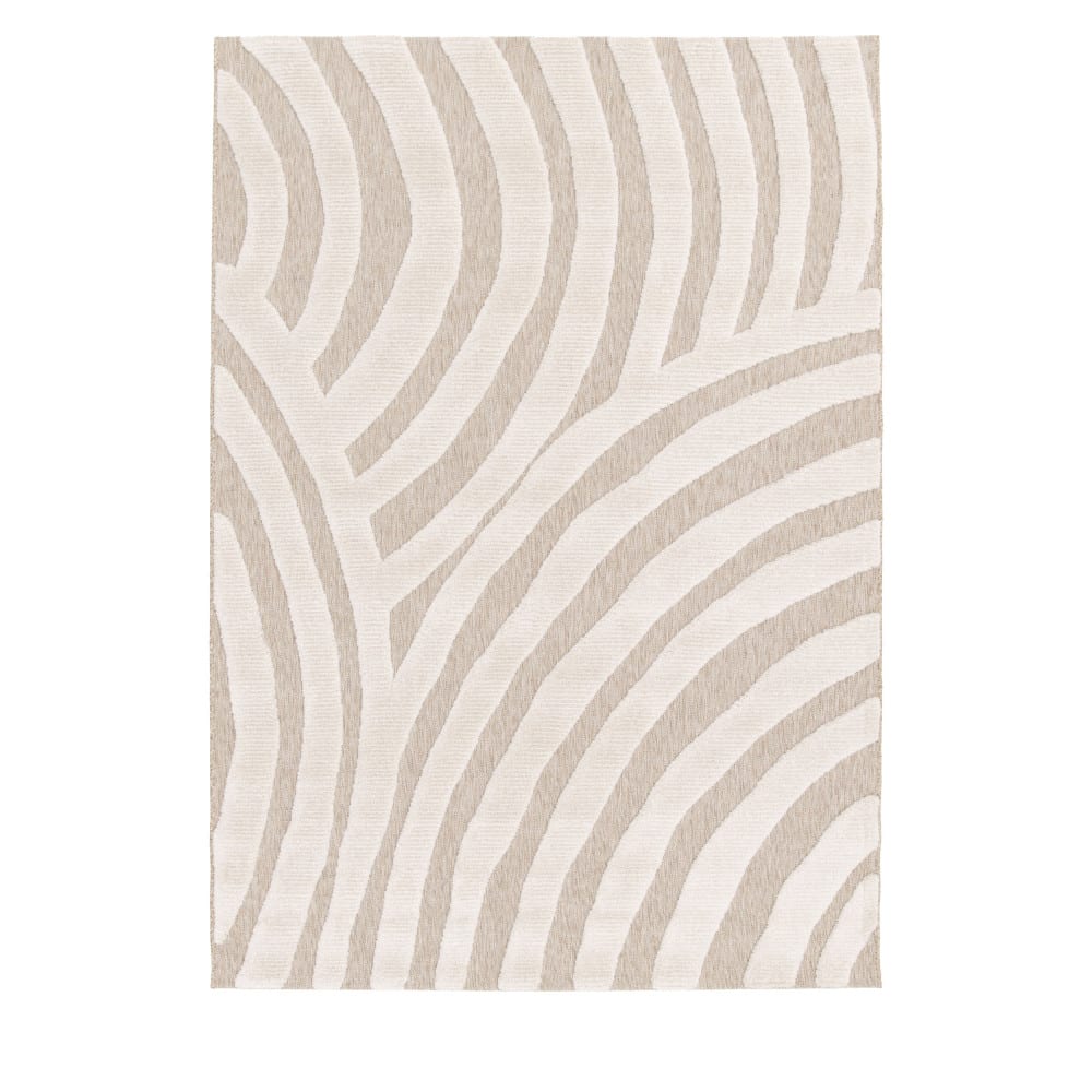 Tapis ethnique - 200x290cm beige polypropylène — vue 4