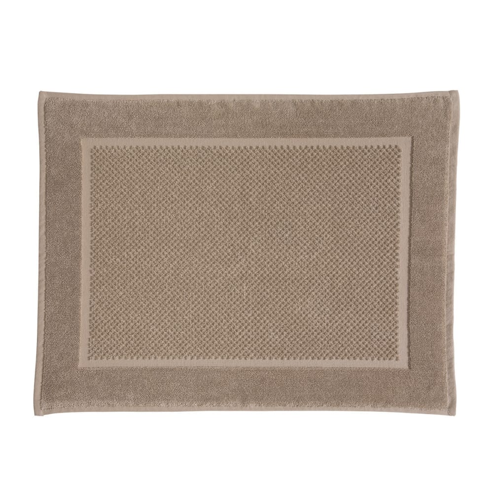 Tapis de bain uni coton éponge oeko-tex 50x70cm