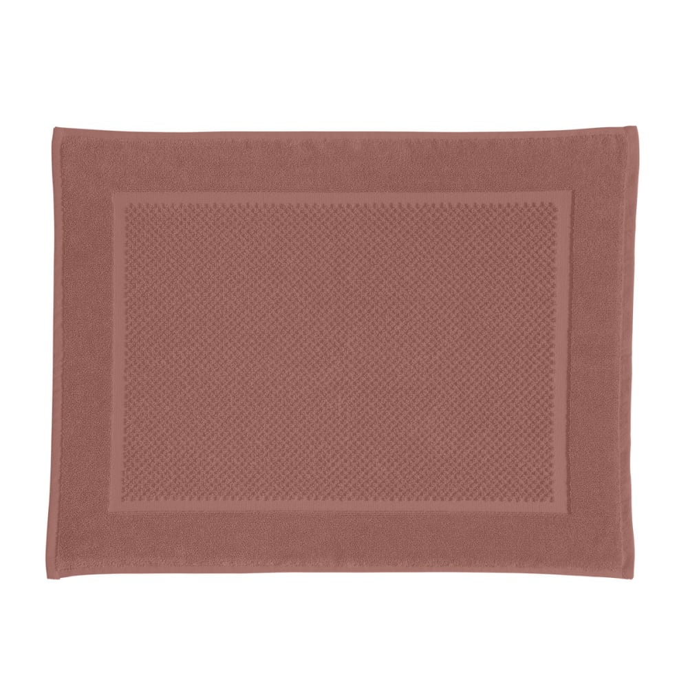 Tapis de bain uni coton éponge oeko-tex 50x70cm