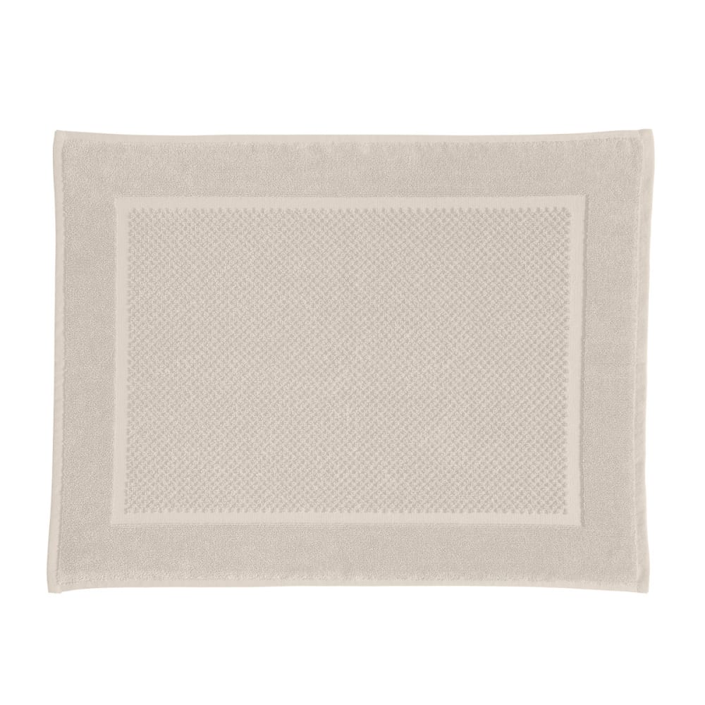 Tapis de bain uni coton éponge oeko-tex 50x70cm