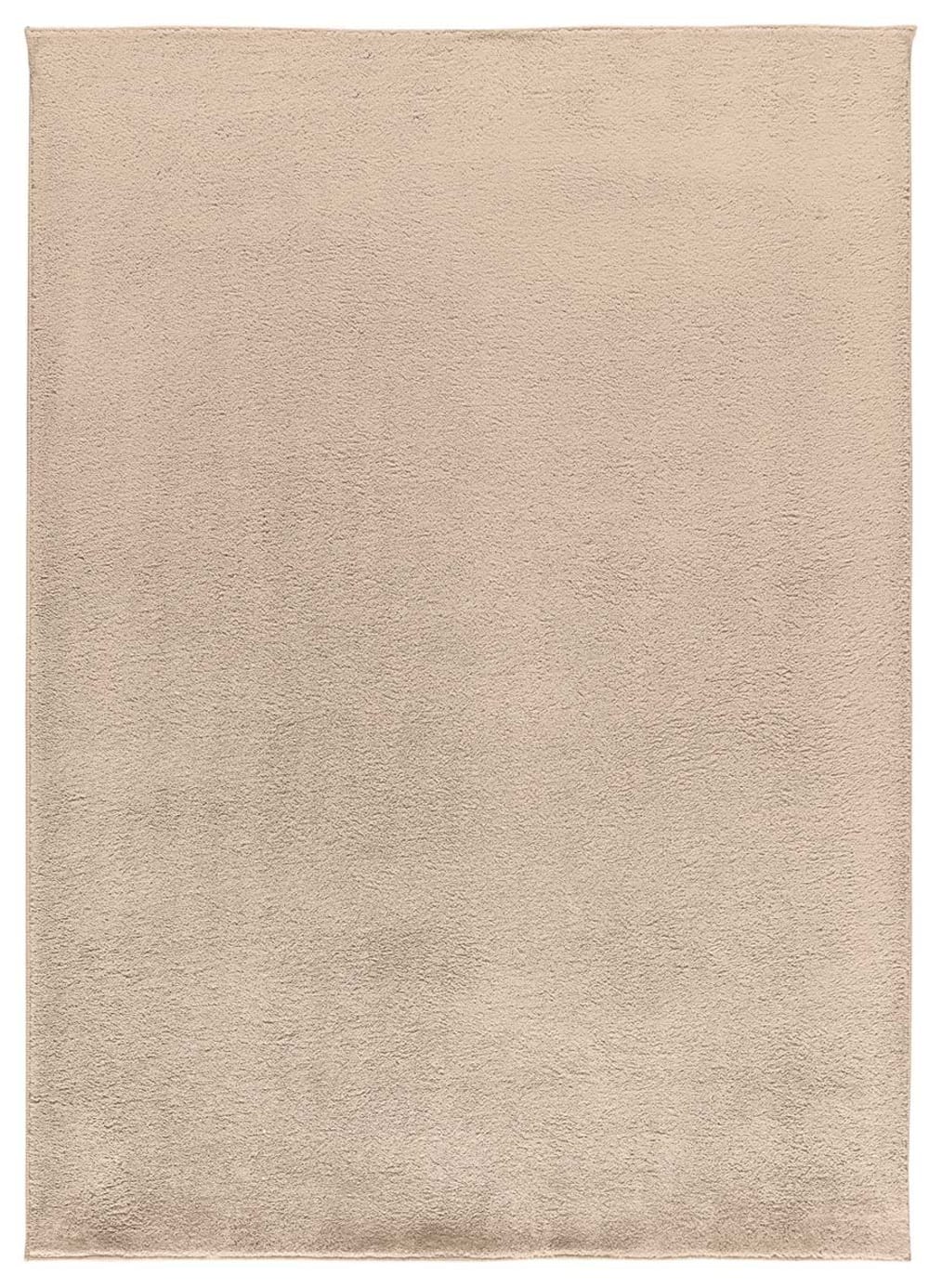 Tapis descente de lit lavable beige antidérapant 60x100 cm