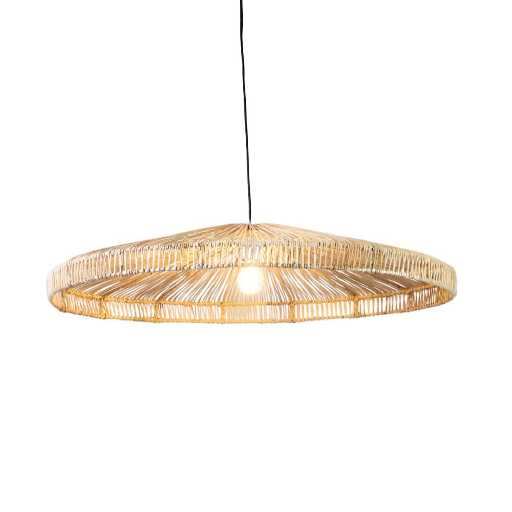 Suspension en rotin 15x70