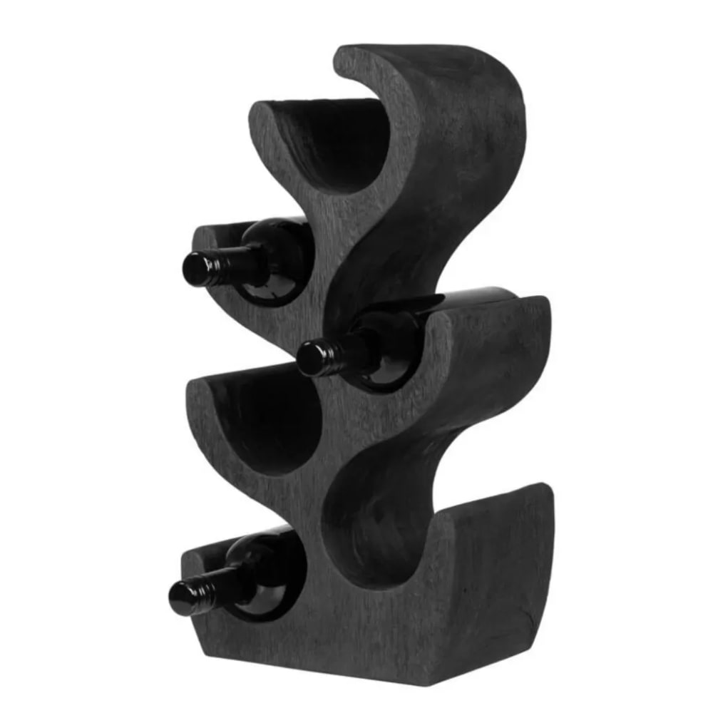 Porte bouteille noir