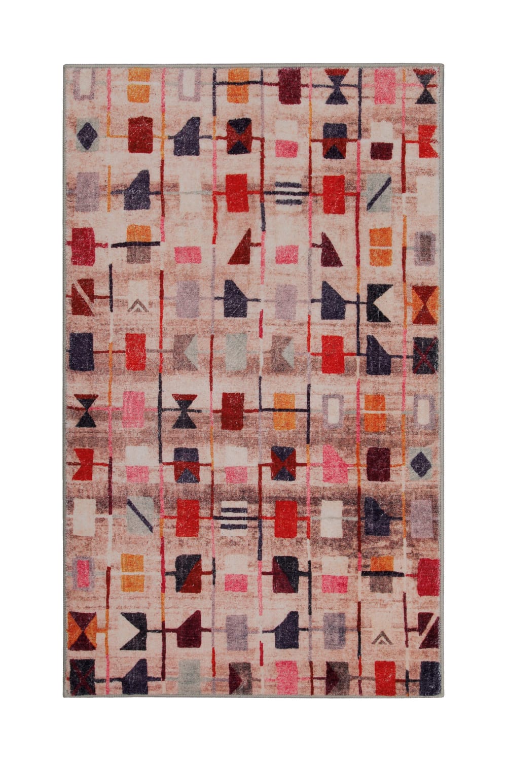 Tapis de bain multicolore avec impression numérique 70x120