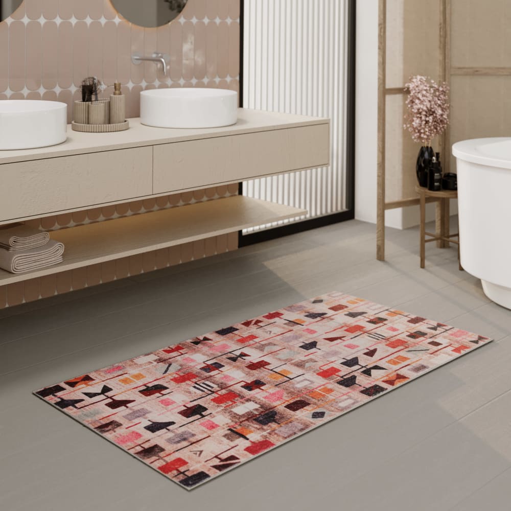 Tapis de bain multicolore avec impression numérique 70x120 — vue 3