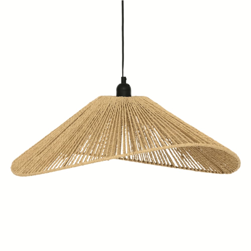 Suspension en cordes de papier naturel 58 cm