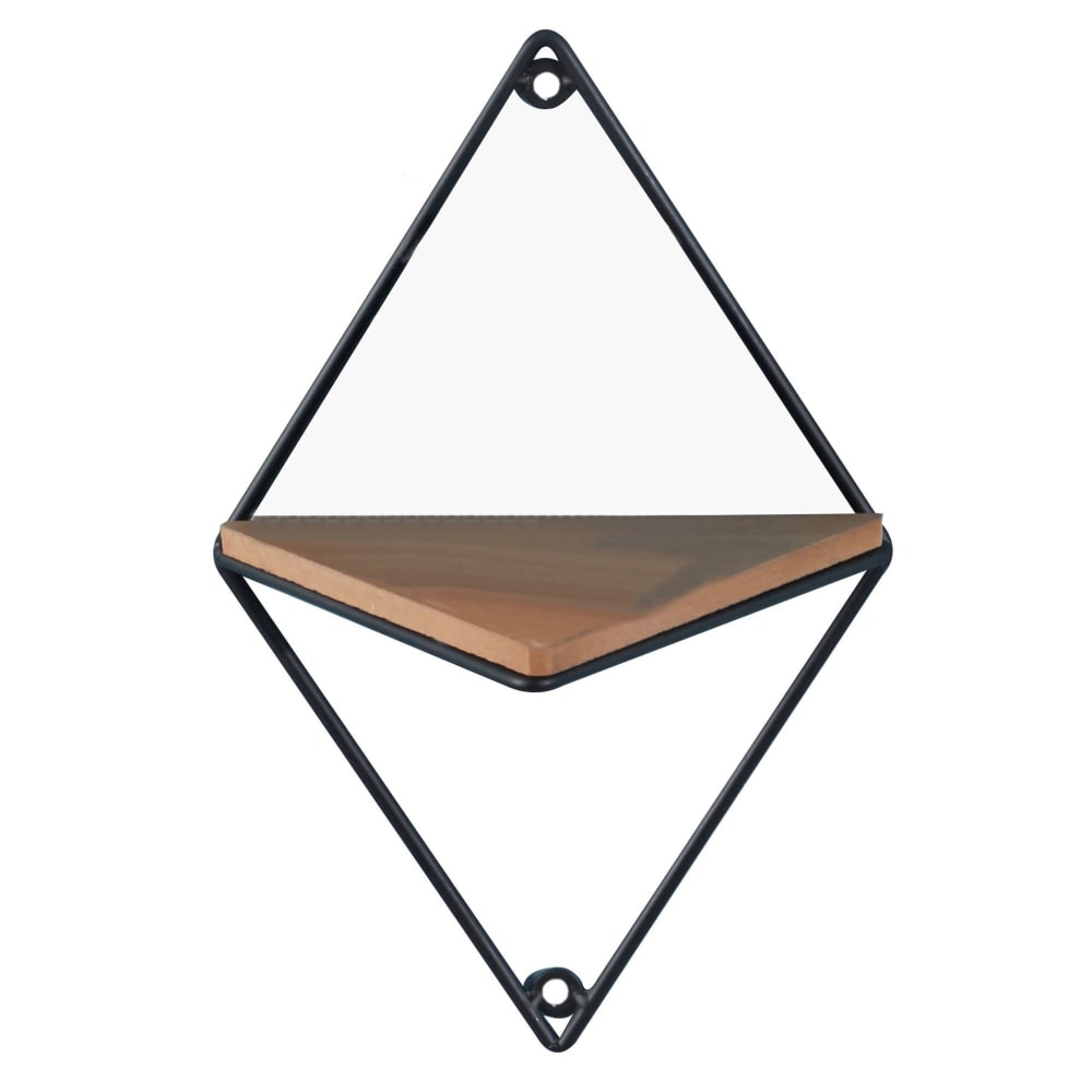 Étagère murale en bois beige