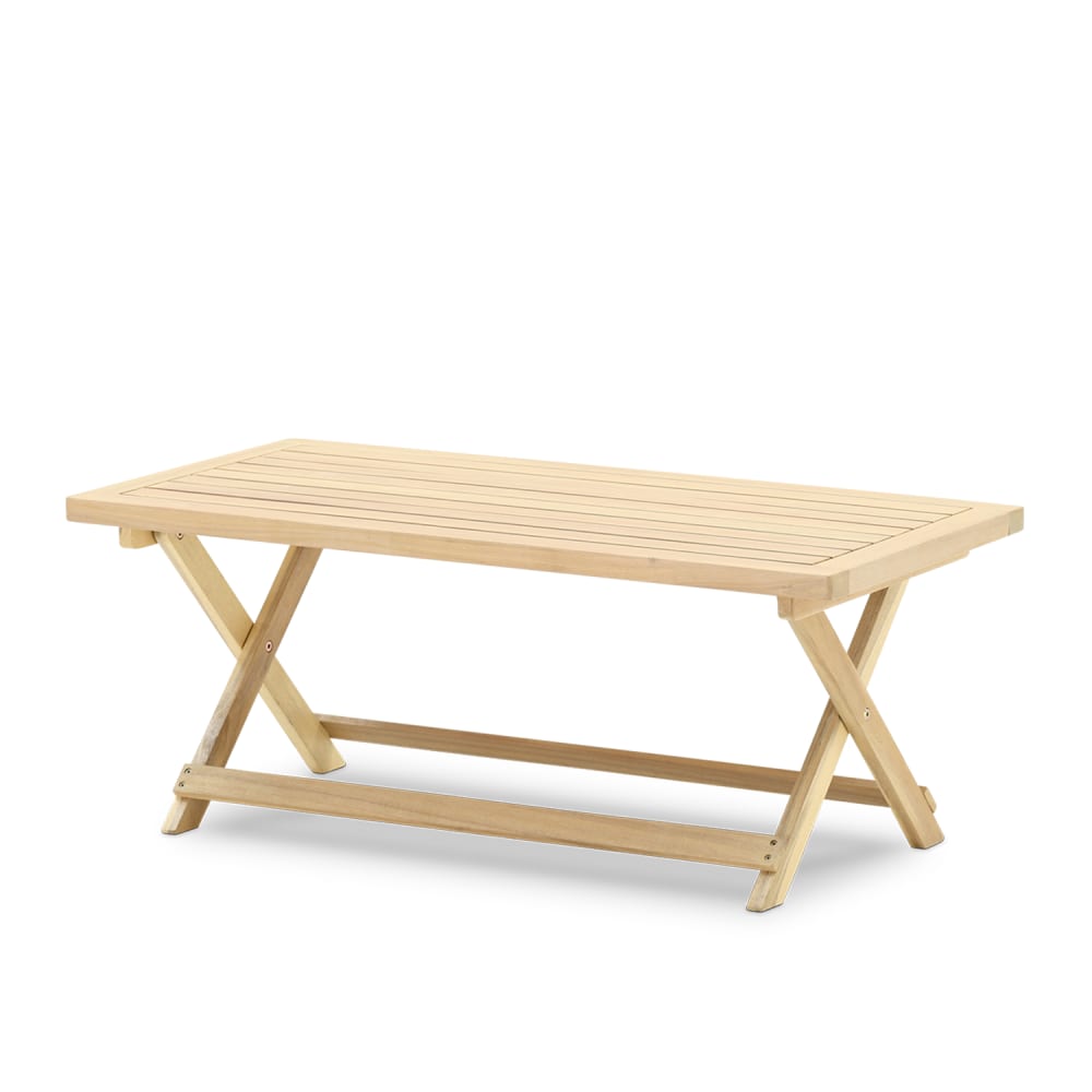 Table basse pliante en bois 100x50