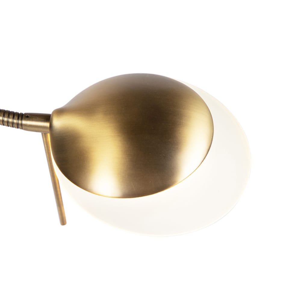 Lampadaire moderne bronze led dimmer — vue 4