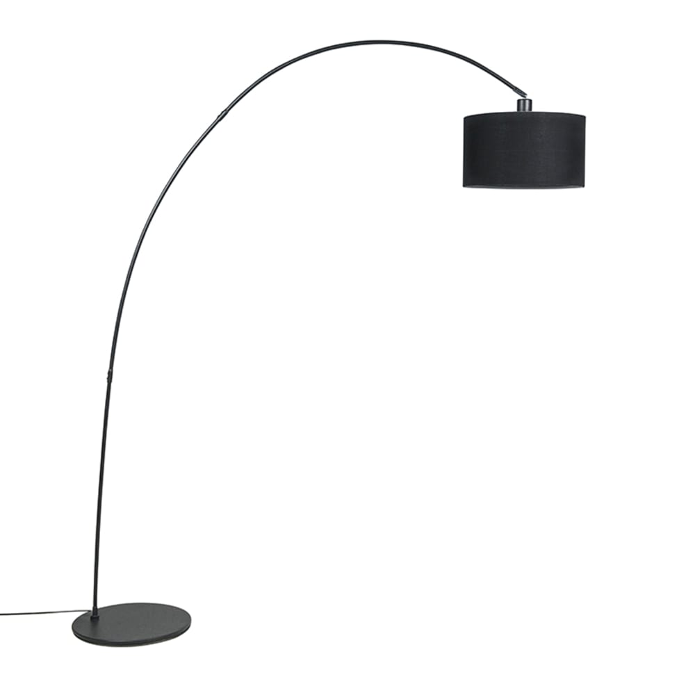 Lampe arc moderne intelligente noire a60 wifi — vue 4