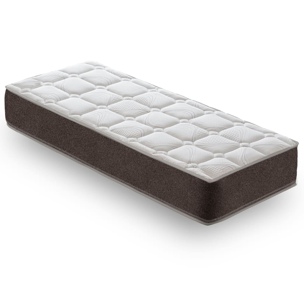 Matelas ressorts ensachés et mémoire de forme 80x190 épaisseur 25 cm