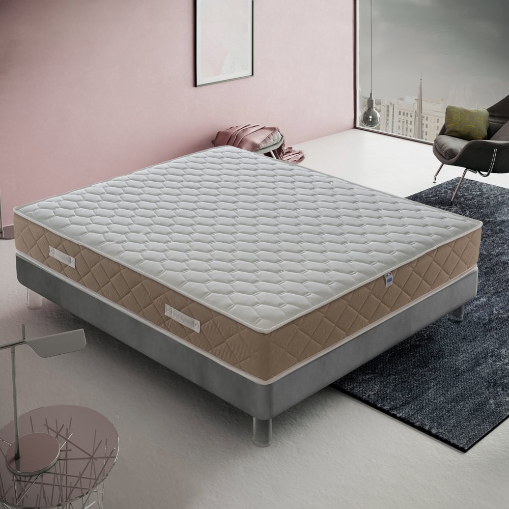 Matelas ressorts ensachés et mémoire de forme 140x200 épaisseur 25 cm - Maisons du Monde