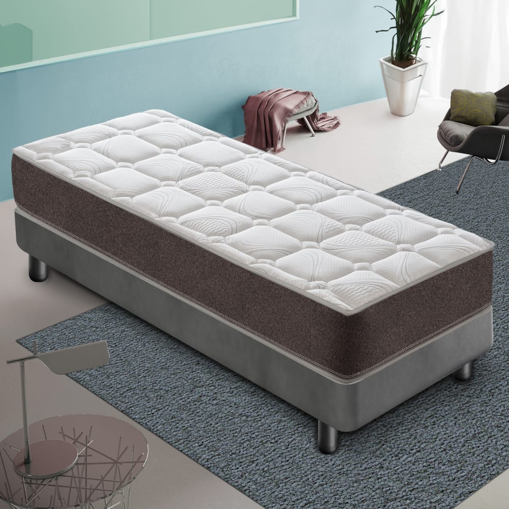 Matelas ressorts ensachés et mémoire de forme 90x200 épaisseur 25 cm - Maisons du Monde