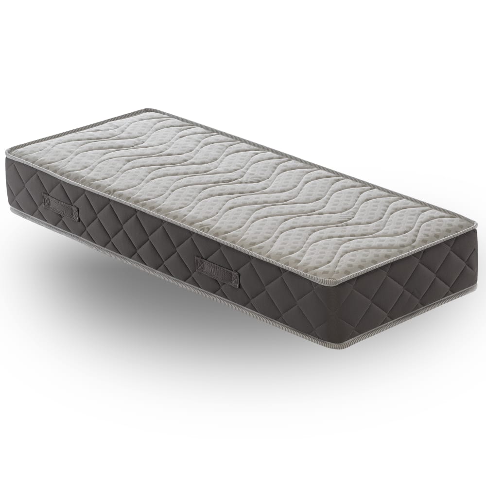 Materassiedoghe Orthopädische Matratze, Bezug Silver Safe 90X200 Höhe 21 cm Grau Pes - Polyester