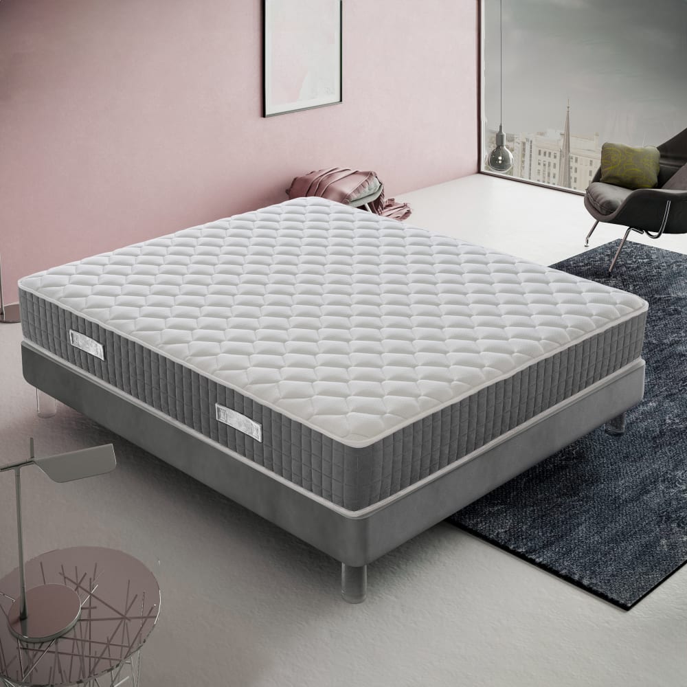 Matelas ressorts ensachés et mémoire de forme 180x200 épaisseur 22 cm - Maisons du Monde