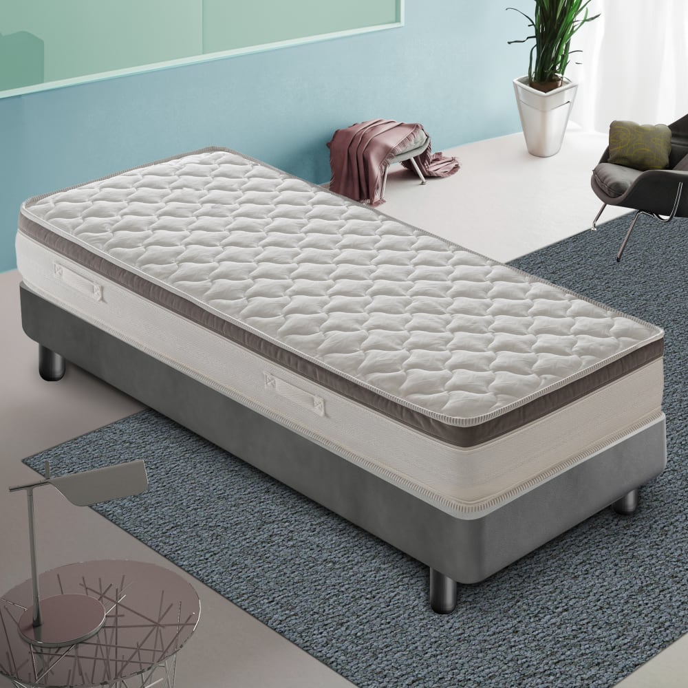 Matelas ressorts ensachés et mémoire de forme 80x190 épaisseur 27 cm - Maisons du Monde