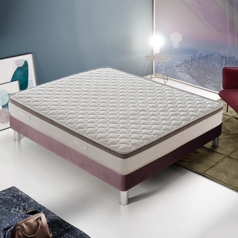 Matelas ressorts ensachés et mémoire de forme 140x200 épaisseur 27 cm - Maisons du Monde