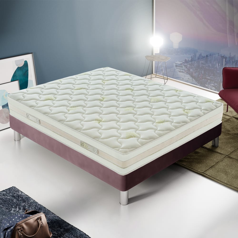 Matelas mémoire de forme, housse amovible, 180x200 épaisseur 25 cm - Maisons du Monde