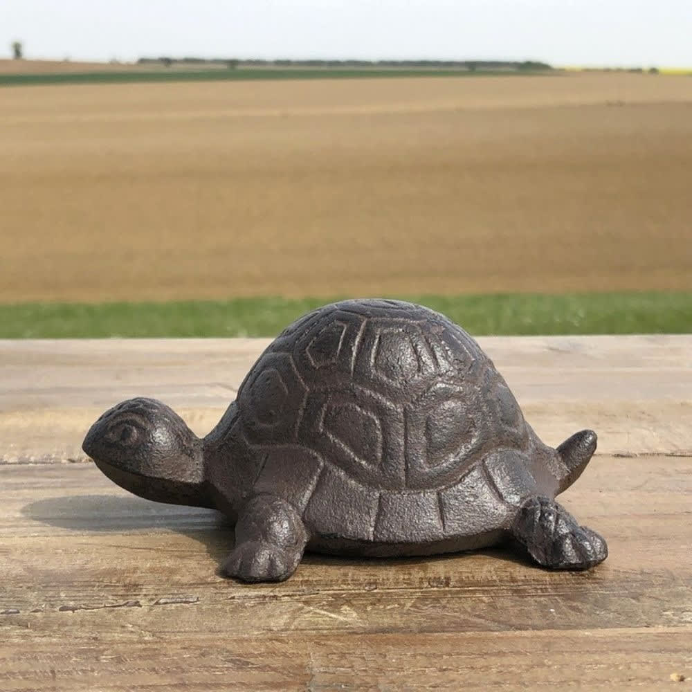 Tortue cache clé en fonte marron 11.5 x 7 x 5 cm - Maisons du Monde