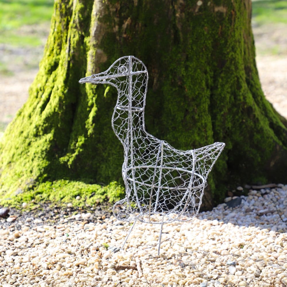 Taupière en métal gris 34 x 18 x 42 cm — vue 3